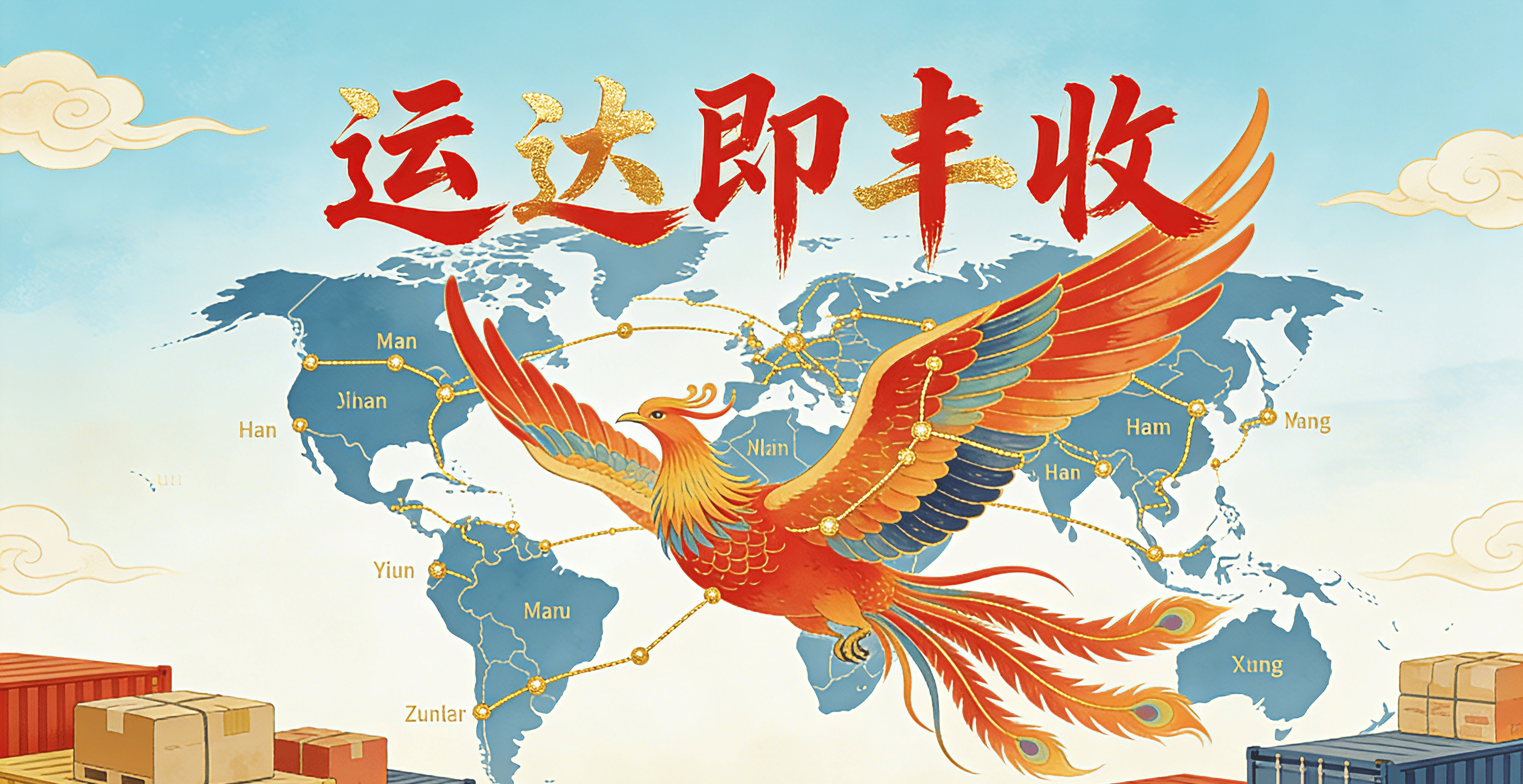 朱雀飞来报丰年 &mdash;&mdash; 雀丰国际物流品牌设计深度解读